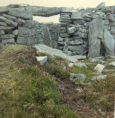 Round House, Eriboll ~ outside entrance from north