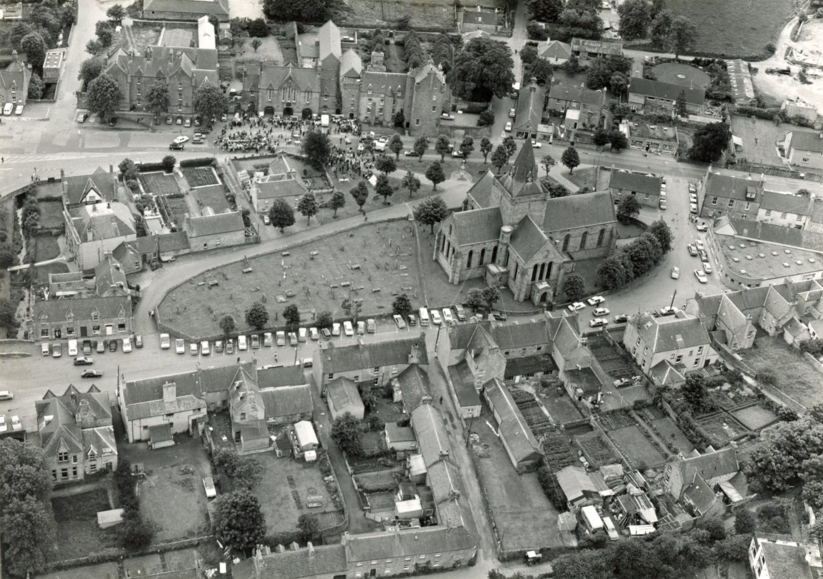 Aerial photograph of Dornoch