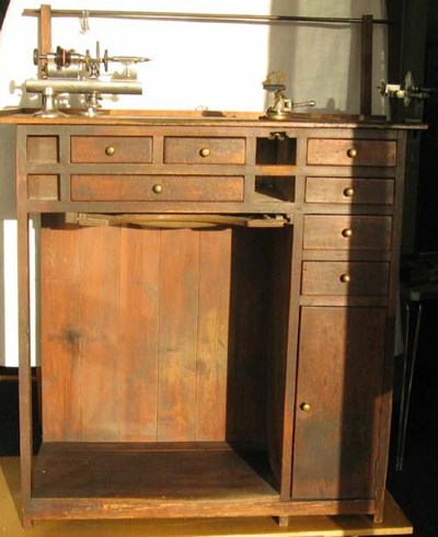 Andrew Paul's watchmaker's work bench