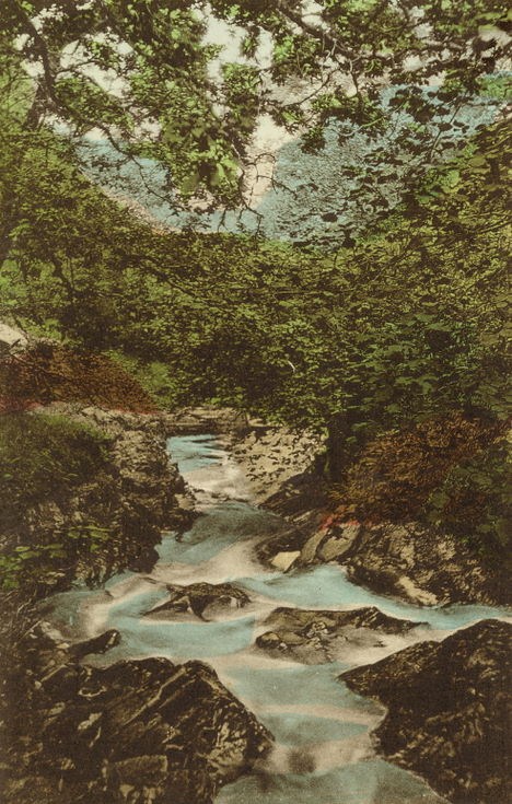 Tinted view of Fairy Glen, Spinningdale