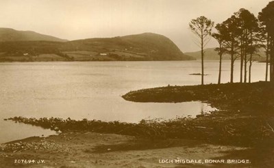 photograph and postcard album of Dornoch and surrounds