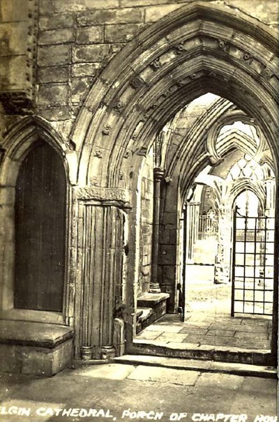 Elgin Cathedral, Porch of Chapter House