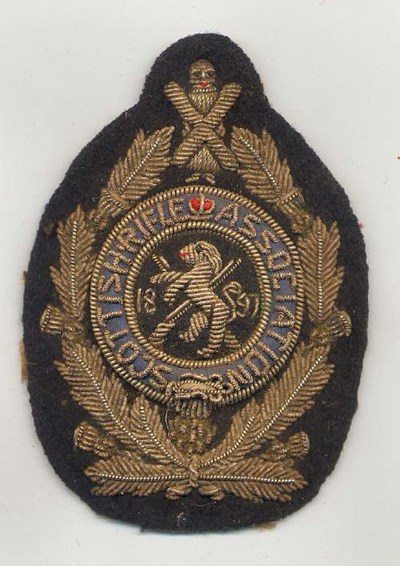 Scottish Rifle Association badge - Robert Mackay