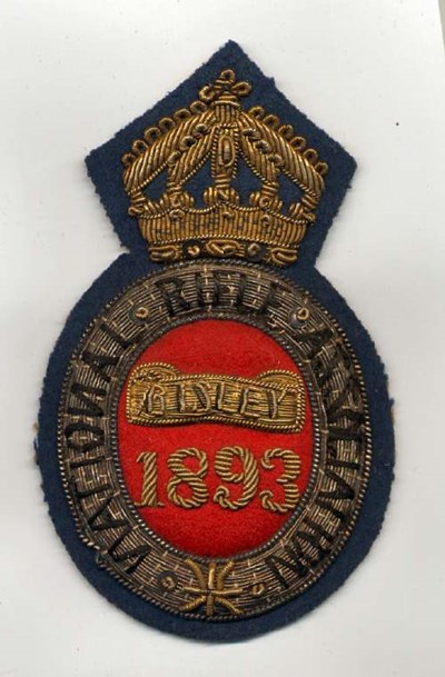National Rifle Association  ~ Bisley badge - Robert Mackay 1893