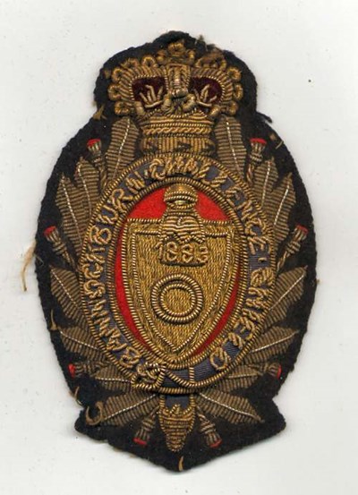 Bannockburn Challenge Shield badge - Robert Mackay 1883
