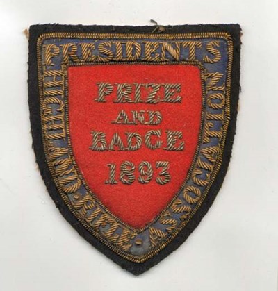 Highland Rifle Association badge - Robert Mackay 1893
