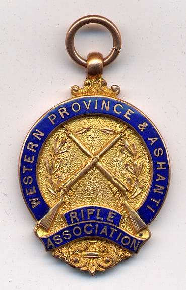 Western Province & Ashanti Rifle Association medal - Robert Mackay 1927/8