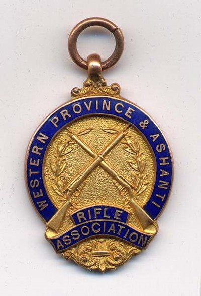 Western Province & Ashanti Rifle Association medal - Robert Mackay 1924