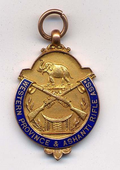 Western Province & Ashanti Rifle Association medal - Robert Mackay 1928