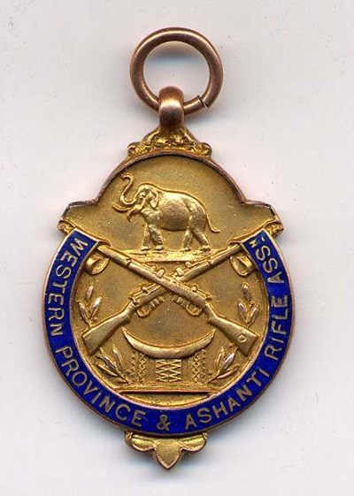 Western Province & Ashanti Rifle Association medal - Robert Mackay 1929