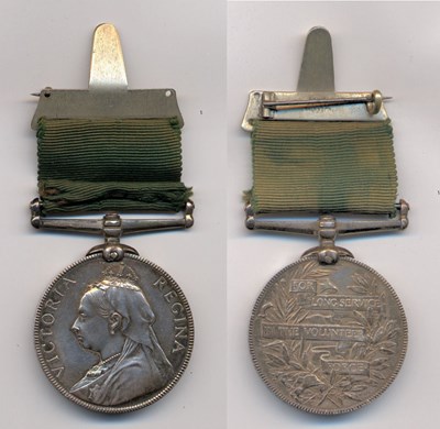 Long service medal - Robert Mackay 1895