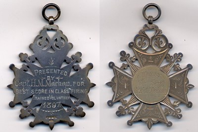 Sutherland Highland Rifle Volunteers shooting medal - Robert Mackay 1897