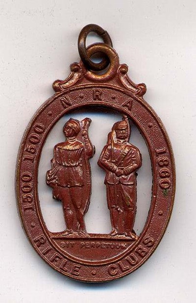 NRA Rifle Clubs medal  - Robert Mackay