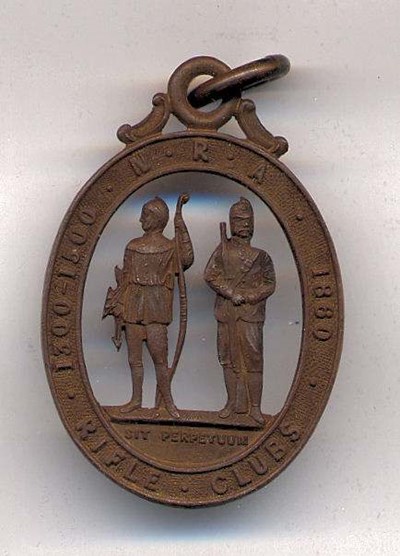 NRA Rifle Clubs medal  - Robert Mackay