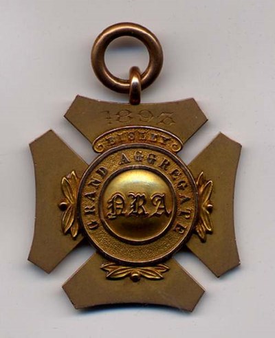 Grand Aggregate Bisley medal  - Robert Mackay 1893
