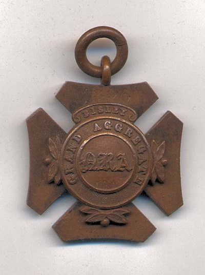 Grand Aggregate Bisley medal  - Robert Mackay 1896
