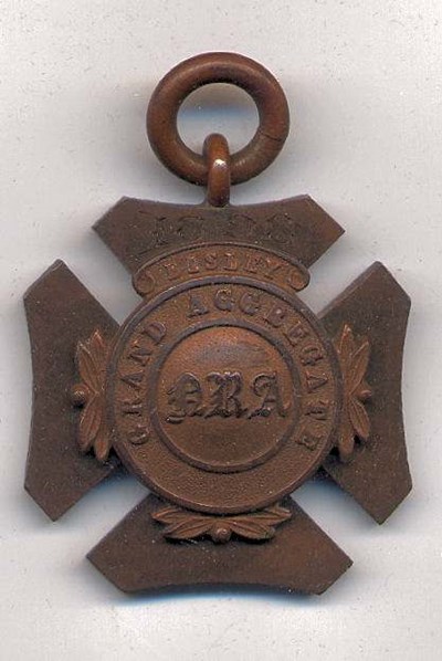 Grand Aggregate Bisley medal  - Robert Mackay 1898