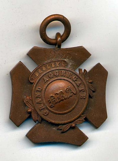 Grand Aggregate Bisley medal  - Robert Mackay 1905