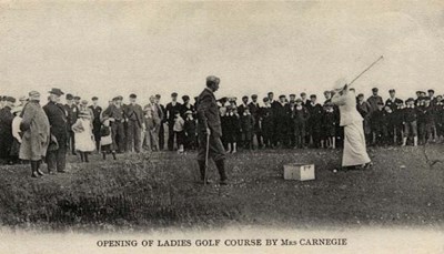 Opening of Ladies Golf Course by Mrs Carnegie