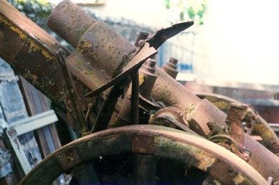 Dredged up German gun