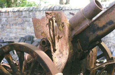 Dredged up German gun