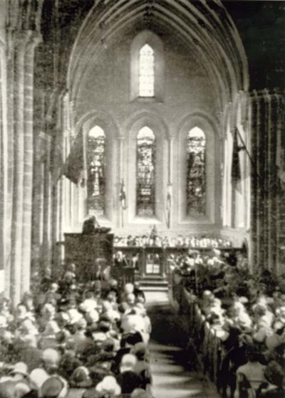 Cathedral service 1924