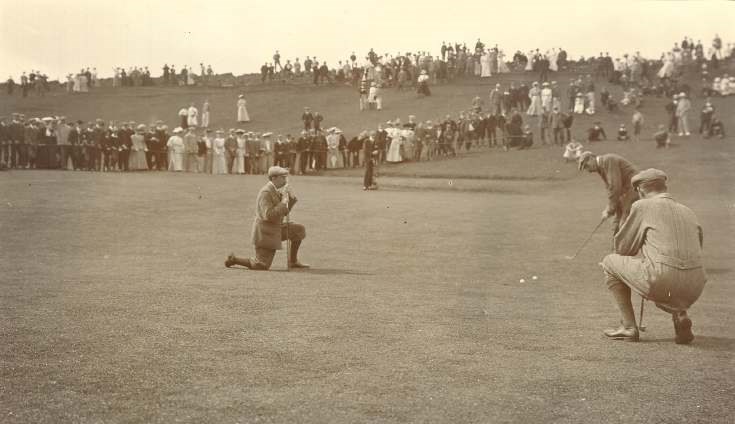 Golf match Harry Vardon/James Braid 1906