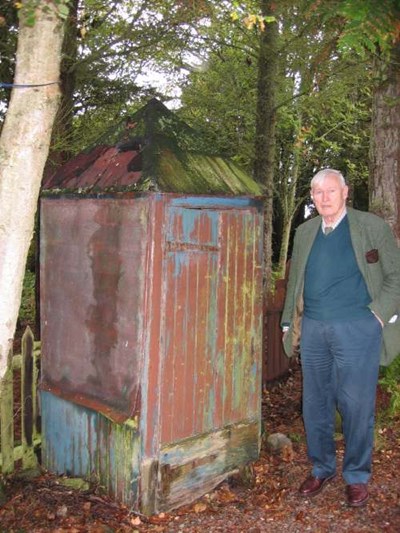 Meat safe in garden at Torranroy