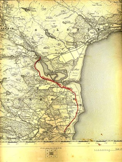 Proposed route for Dornoch Railway