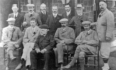 Group of men taken at a golfing occasion