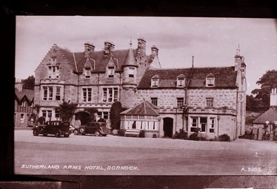 Sutherland Arms - Dornoch stocks - Fishwife