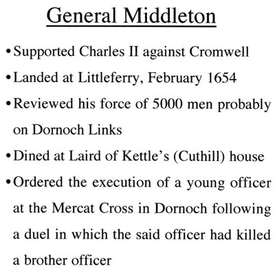 Information about General Middleton