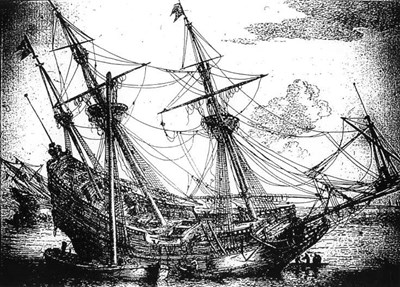 Picture of 18th century ship