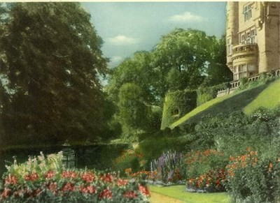 Herbaceous border at Skibo photograph by Louise Carnegie