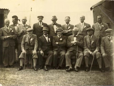 Photograph of a group at the Sutherland Show