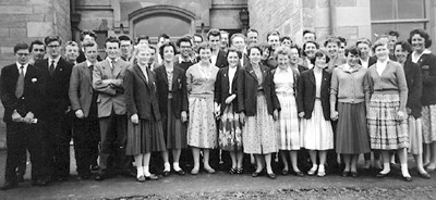 Dornoch Academy 5th & 6th year pupils 1959