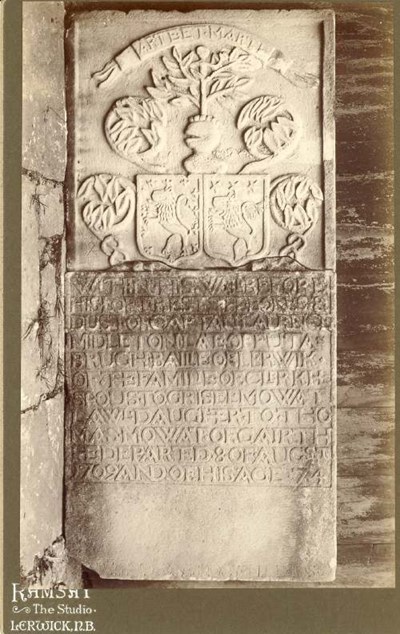 Shetland gravestone