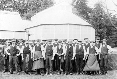 Gardeners at Skibo Castle