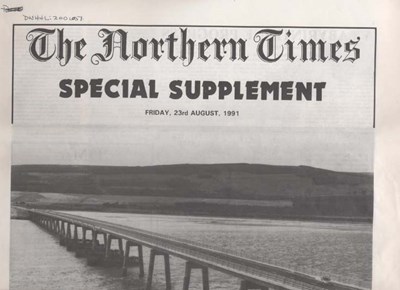 Dornoch Bridge Northern Times Special Supplement.