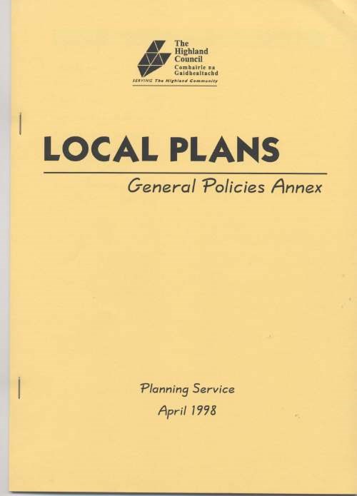 Local Plans General Policies Annex 1998