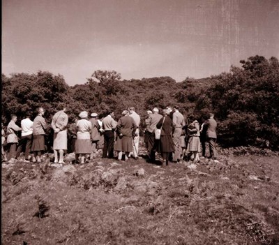 Group on an historical society outing