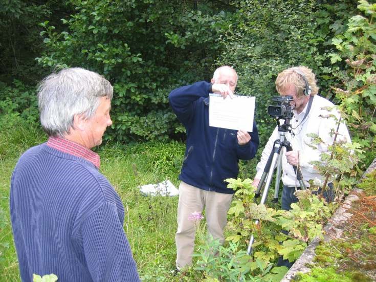 Filming of the DVD 'Dornoch Light Railway'