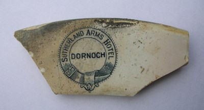 Pot fragment from Sutherland Arms Hotel