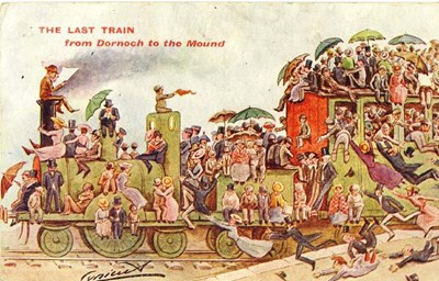 Furness Postcard Collection - Last Train from Dornoch