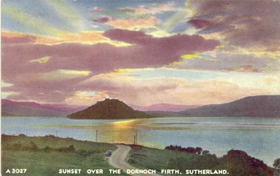 Furness Postcard Collection -   Dornoch Firth with Dun Creich