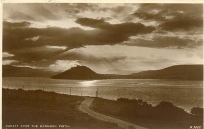 Furness Postcard Collection -   Dornoch Firth with Dun Creich