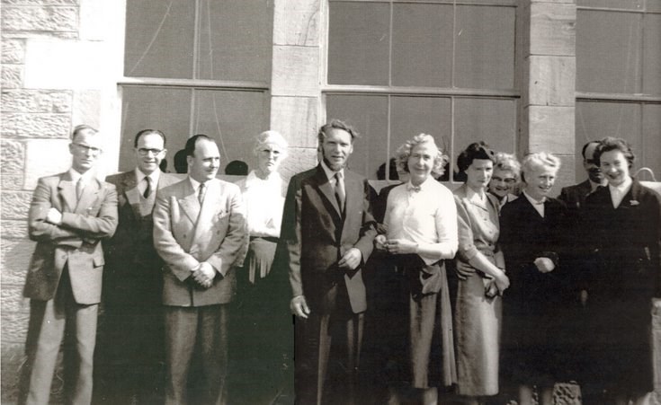 Dornoch Academy Staff Photograph c 1950