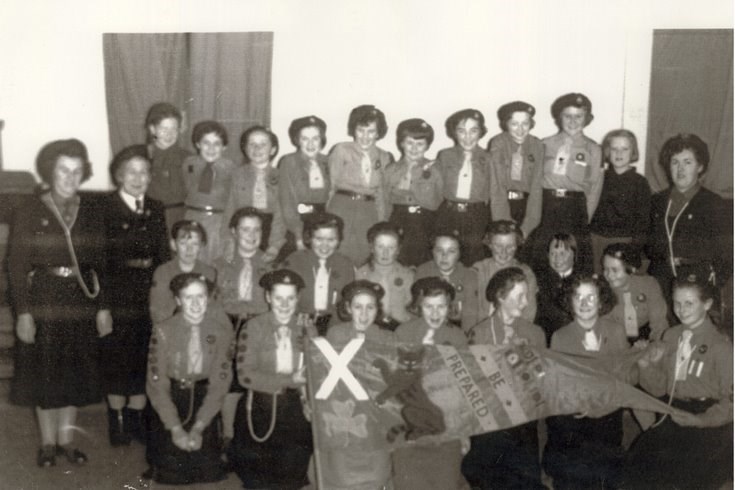 Dornoch Girl Guides Group Photograph