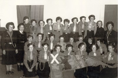 Dornoch Girl Guides Group Photograph