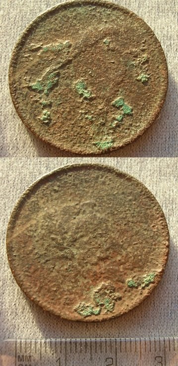 Coin found at Embo Beach